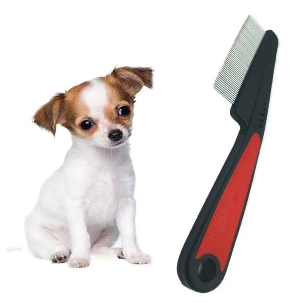 Pet Care Comb Flea Lice Removal Tool Stainless Steel Deworming Opening Knots Cat Dog Grooming Supplies view 3