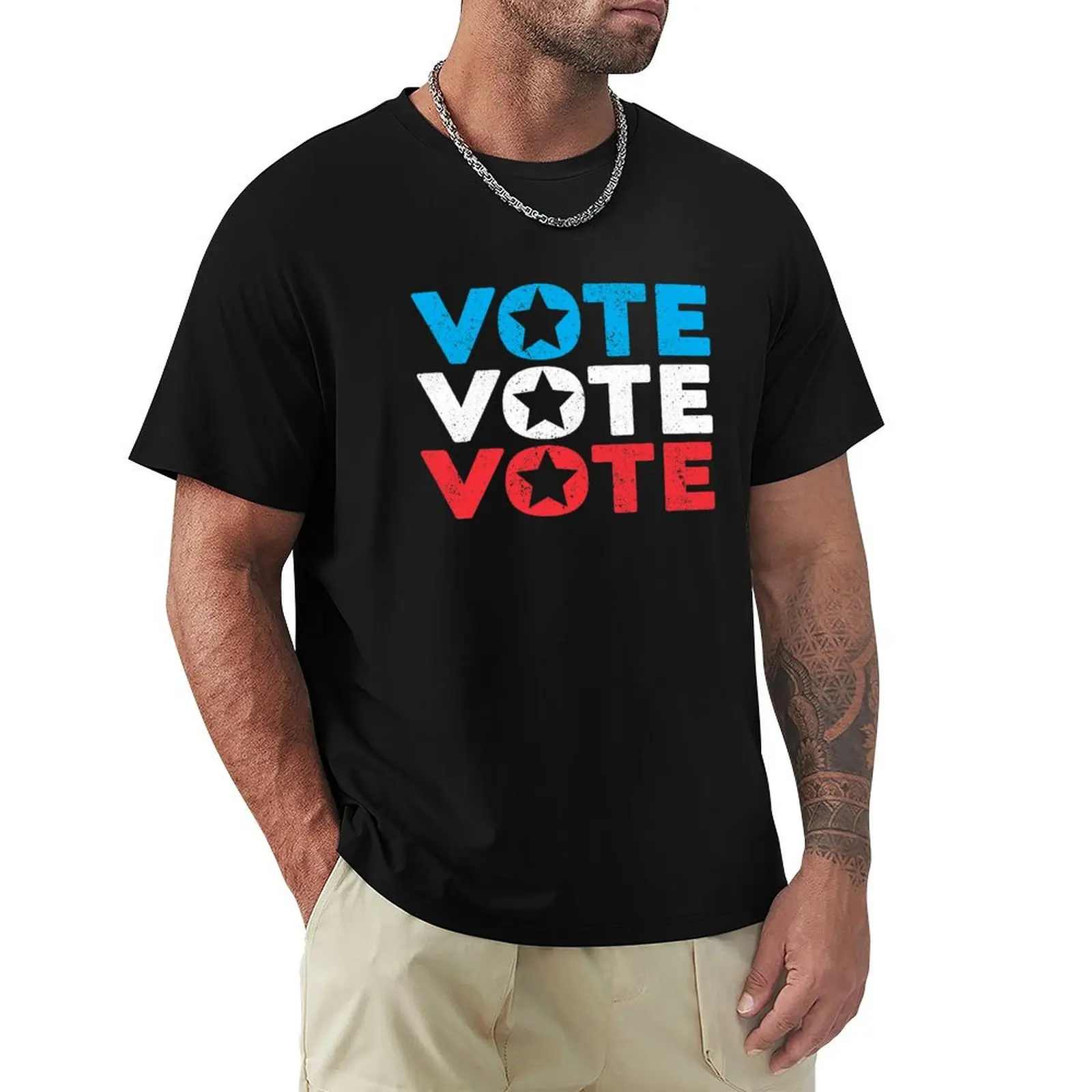 

Vote Vote Vote T-Shirt Water Resistant Casual T-Shirt