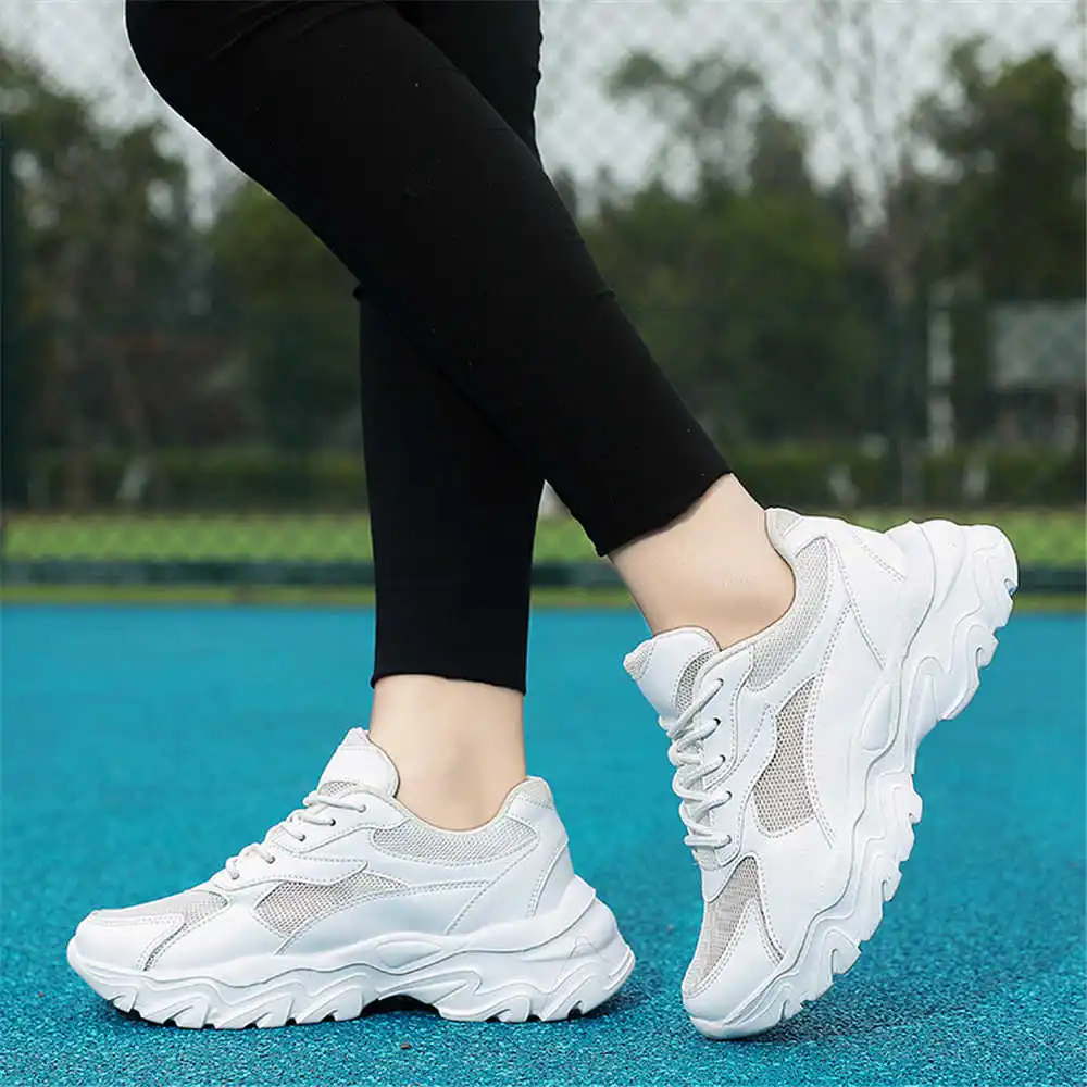 37-38 Round Tip Men's Sneakers 38 Size Woven Trainer Shoes Best Sold Sports Super Offers Joggings High Brand Fashion Runing - Image 4