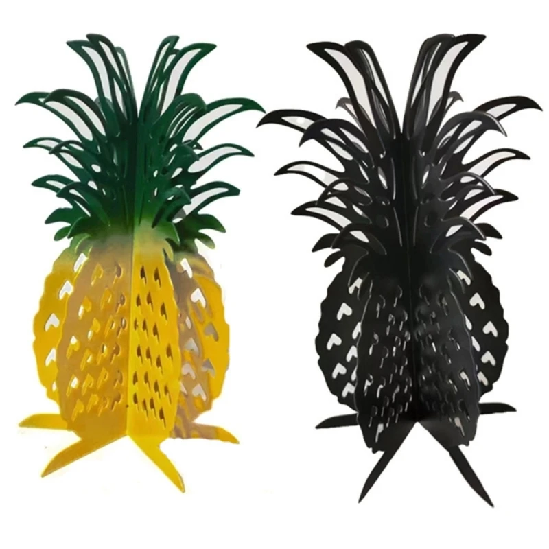 Metal Pineapple Fruit Sculpture Party Outdoor Beach Summertime Decors B03D