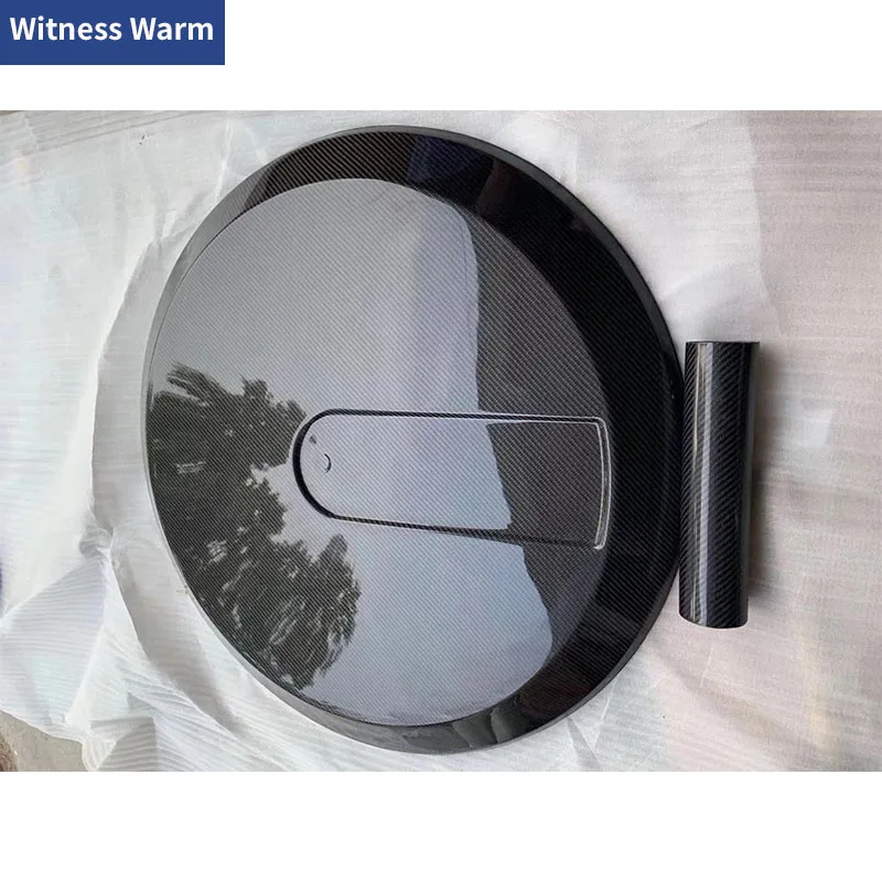 For W463 G Class G500 G65 Carbon Fiber Car Spare Tire Cover for Mercedes Benz W463 G55 G65 G63 Car Body Kit 08-14