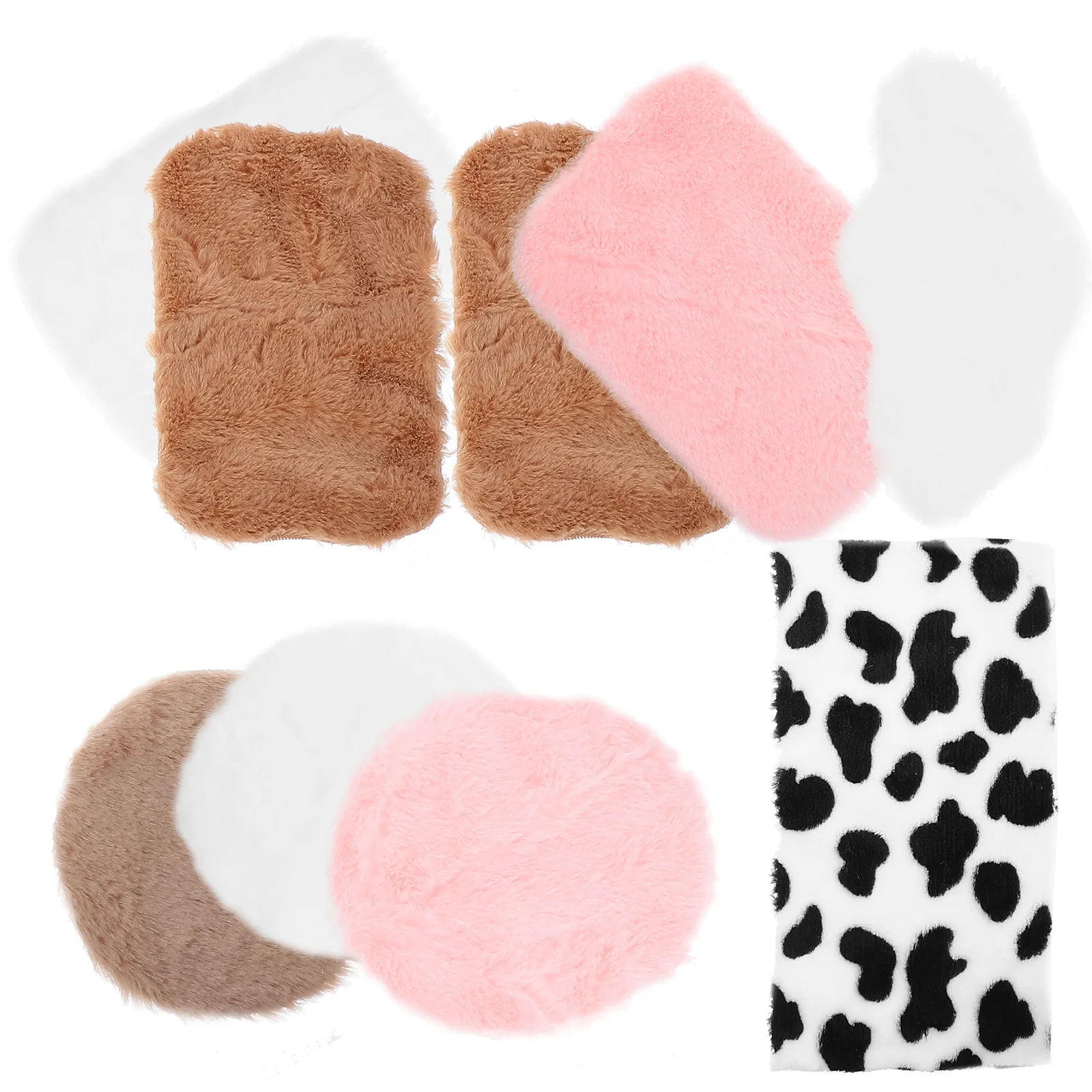 9pcs Miniature Carpet Tiny Dollhouse Accessories Small House Decorative Rugs Random Color Mini Rug Woven Household Toy Play Mat