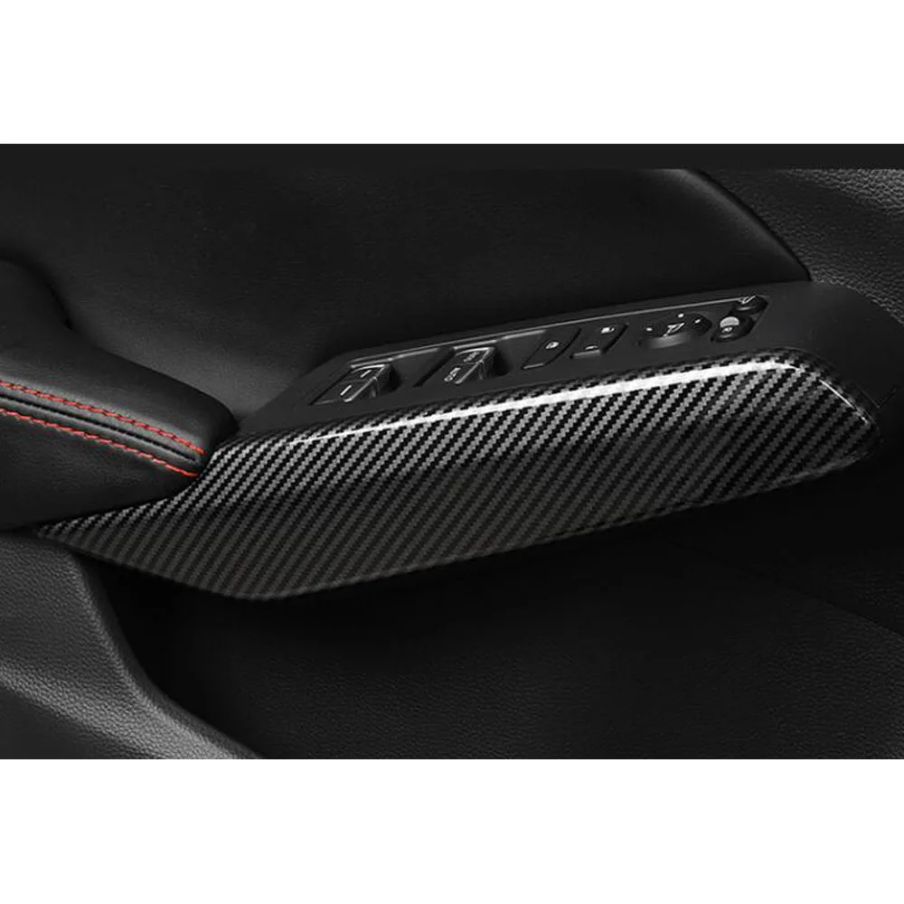 لهوندا سيفيك 11th Gen 2022 2023 2024 أجزاء السيارة الداخلية نافذة الباب التبديل مسند الذراع الزجاج زر الجانب غطاء الكسوة الديكور #2