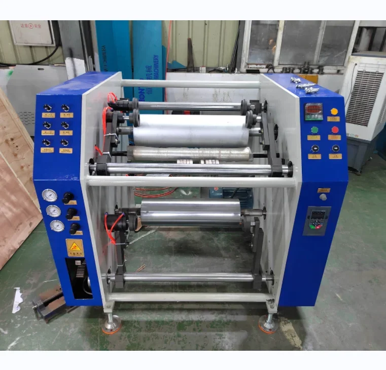 Semi-auto Stretching Film Rewinding Machine