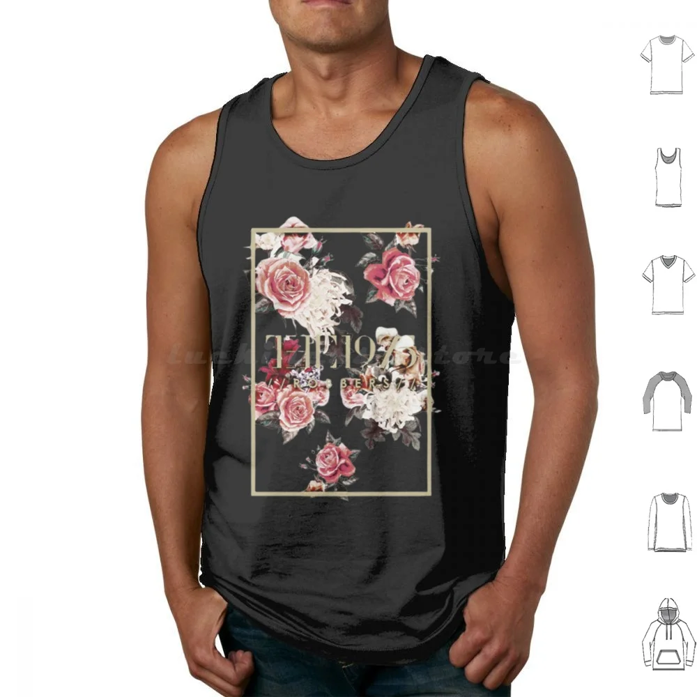 The 1975 Robbers Tank Tops Print Cotton Floral The 1975 1975 Robbers