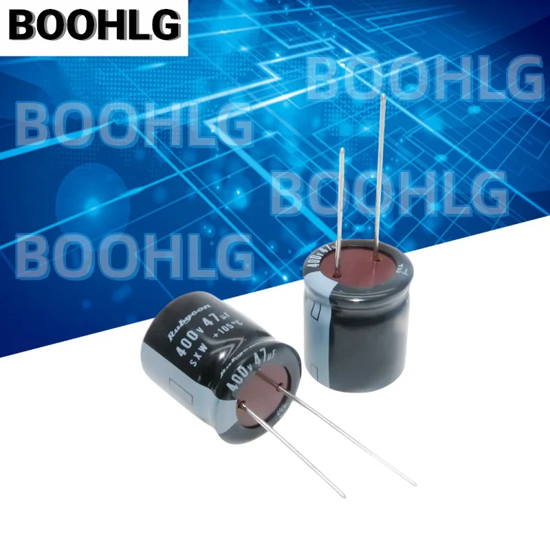 5 sztuk 47UF 400V kondensator 400V 47UF 105 stopni