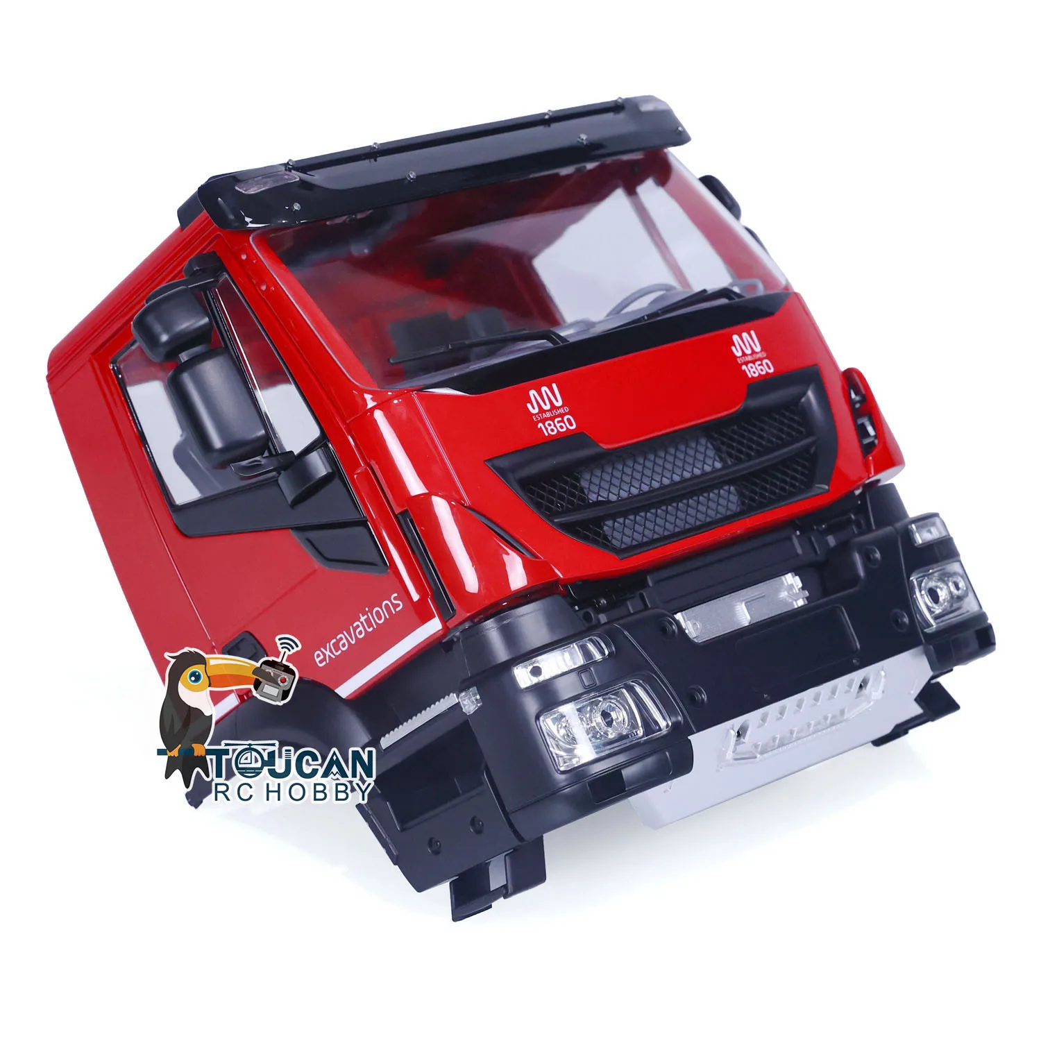 RC Trucks Spare Parts Cabin Shell For 1/14 Remote Control Truck Tamiyaya Car Toucan Accessories Th21807-Smt8