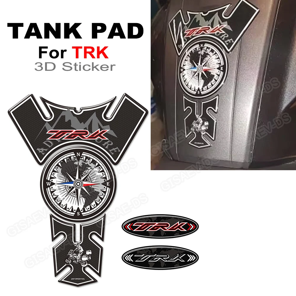 For Benelli TRK502 TRK 521 TRK502X TRK521 Motorcycle Fuel Tank Pad Protectior Decal Stickers