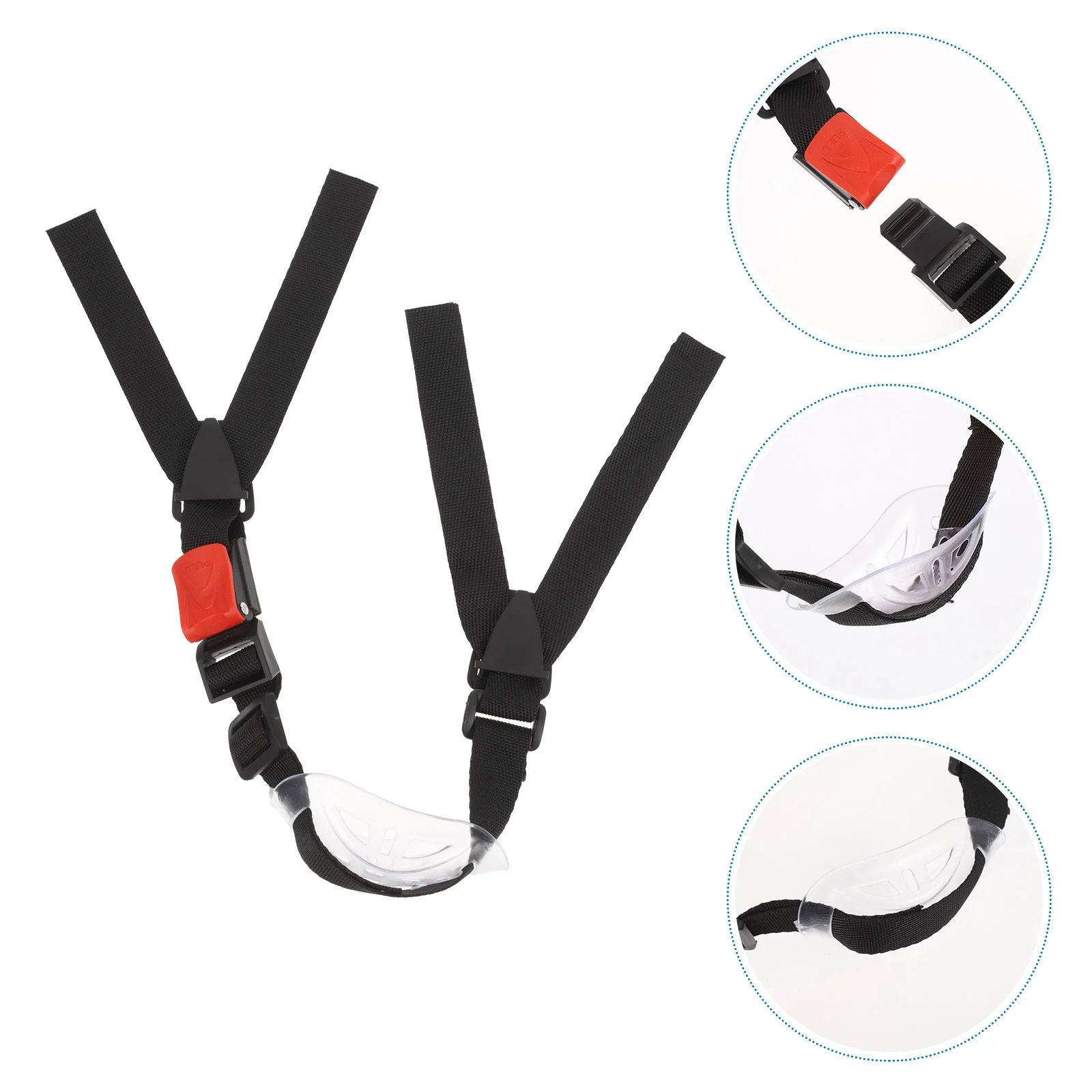 

2 Pcs Strap Universal Hard Hat Chin Safety Belt Construction Metal Adjustable Polyester Work