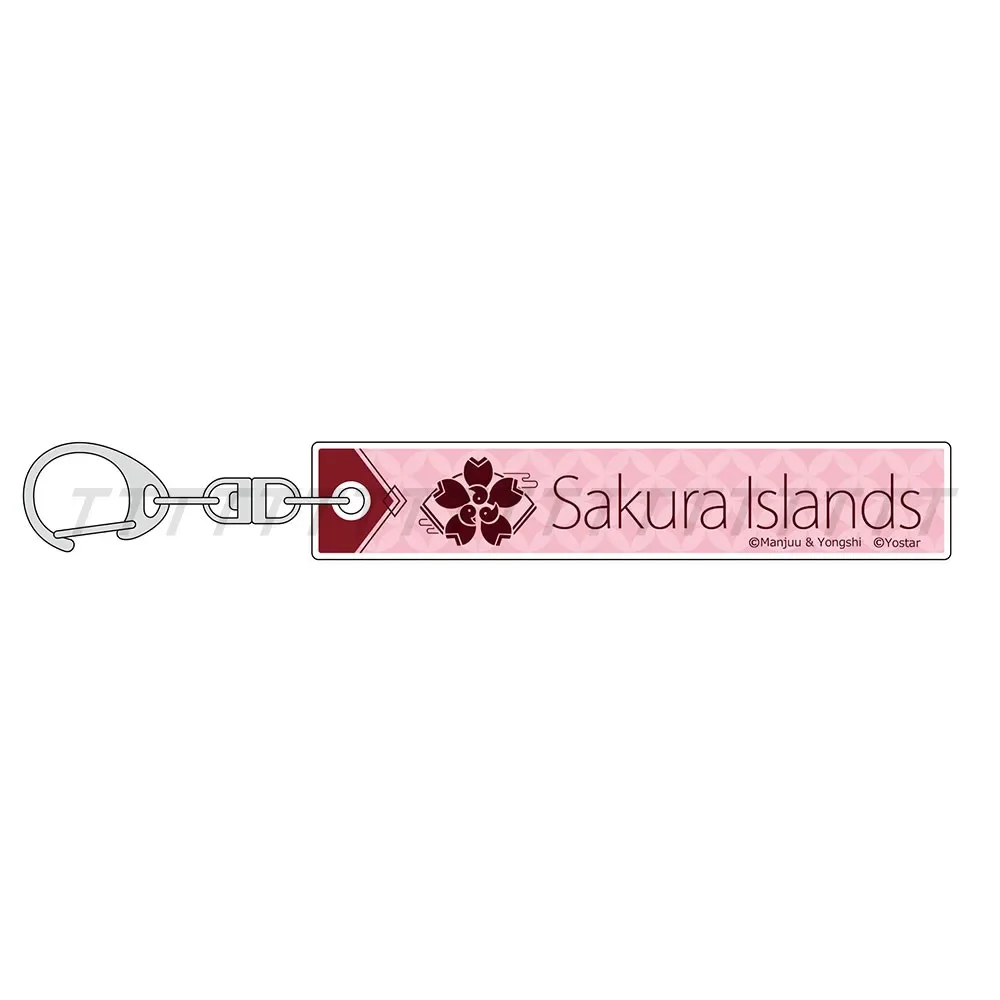 Game Azur Lane Keychain Doll Anime Acrylic Keyring Pendant for Gift