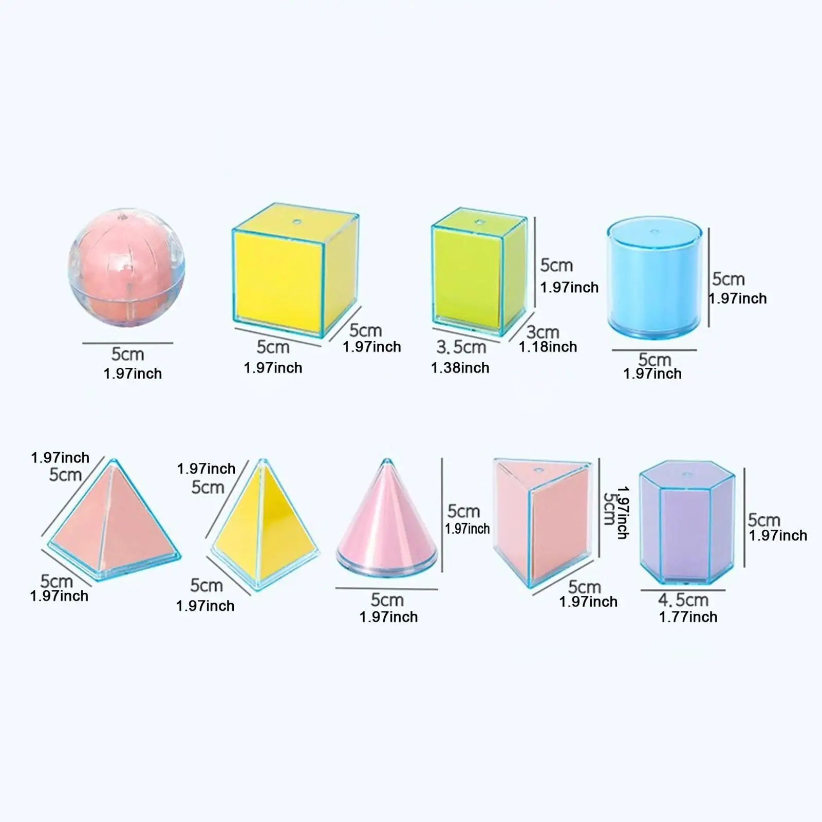 Складные геометрические фигуры, разноцветные фигуры с геометрическими твердыми формами для детского сада