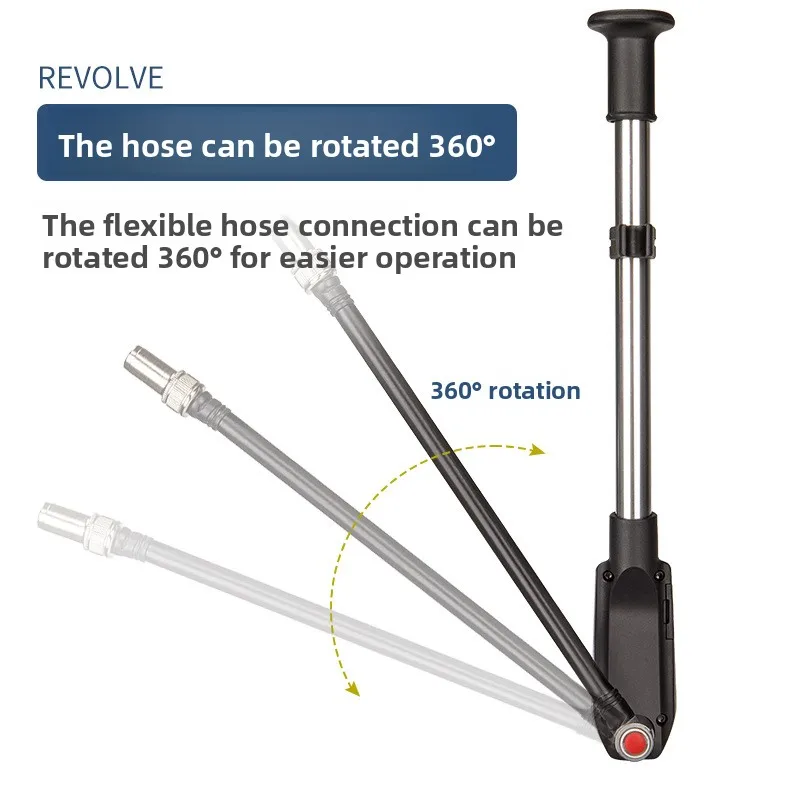 Bicycle Pump Mountain Shock Absorber Front Fork High Pressure Portable Digital Display