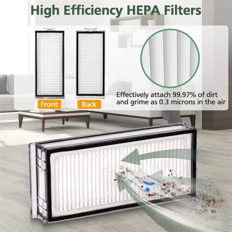 CMHI-For Roborock Q7 Q7+ Q7 Max Q7 Max+ Robot Vacuum Cleaner Main Side Brush Hepa Filter Mop Cloth Replacement Parts