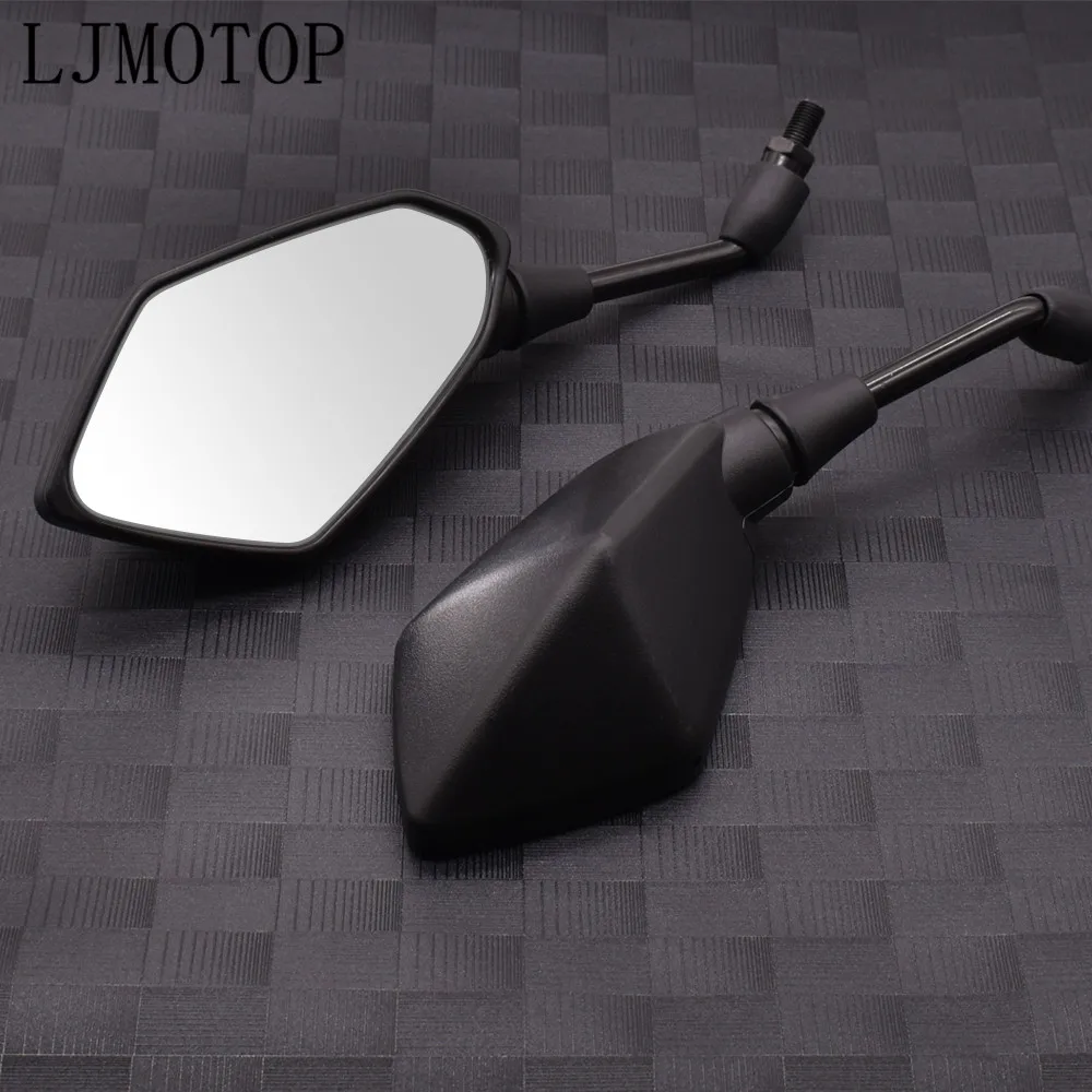 Universial 10mm Motorcycle Mirrors Racing Sport Bike Rear View Mirror For Honda CBR1100XX ST1300 PCX 125 150 CR 85 F150 125 R