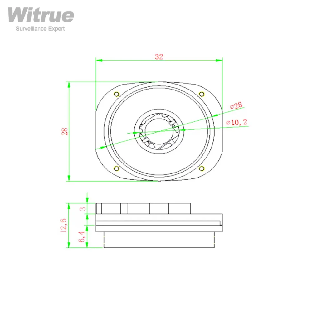 Witrue HD filtr podczerwieni obiektyw CS zamontuj podwójny filtr do kamery HD kamera do monitoringu CCTV — zdjęcie 6