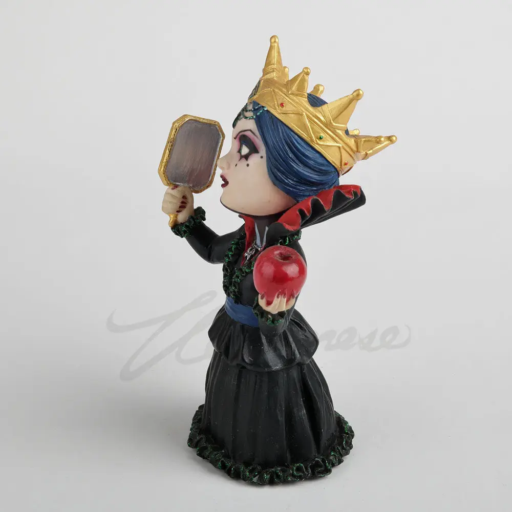 Snow White Evil Queen Poiso n Apple Magic Mirror Resin Ornament Dark Fairy Tale Halloween Desktop Home Aesthetic Trendy Decor