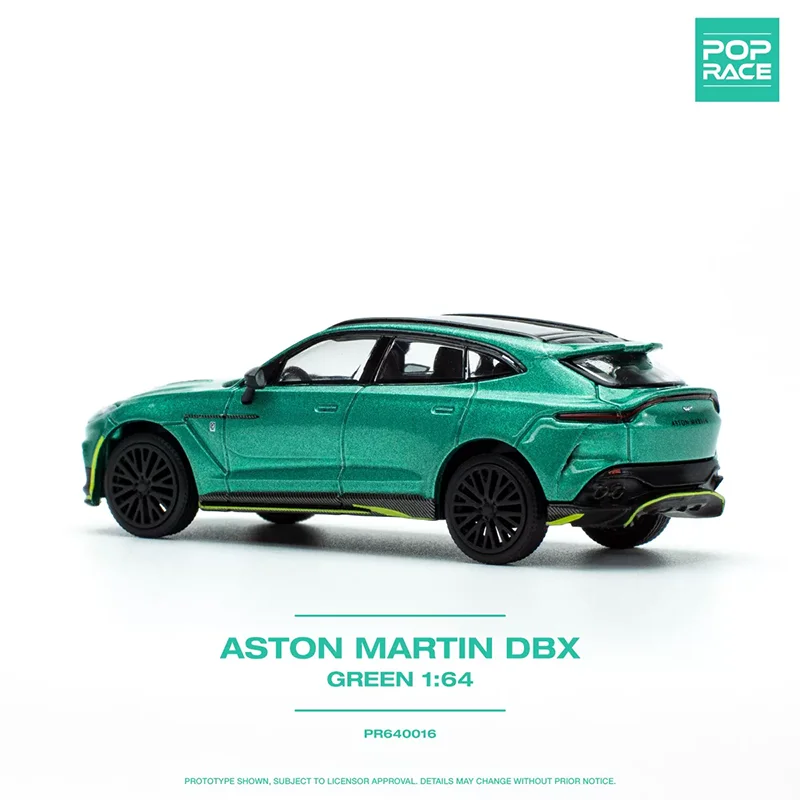 POPRACE Diecast 1:64 Scale Aston Martin DBX Alloy Car Model Static Display Collectible Toy Gift Souvenir Decoration