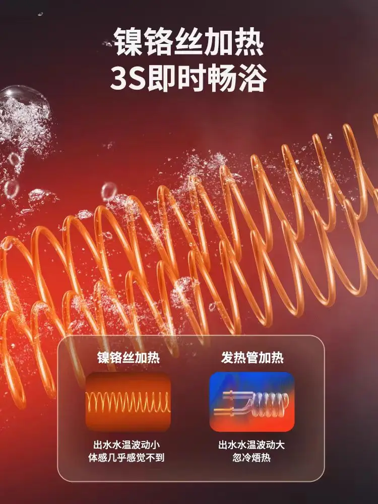 5.5kWタンクレス瞬間電気温水器 220V デジタル表示 周波数変換 シンク制御 温水器 需要あり