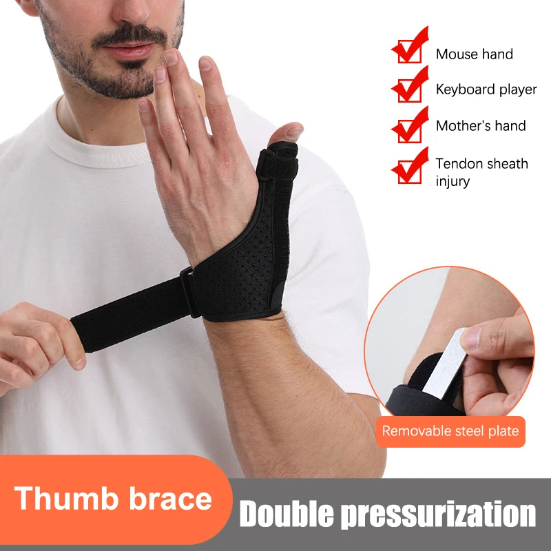 Wrap The Thumb Around The Wrist Guard, Protect The Tendon Sheath, And Support The Wrist Guard With Aluminum Strip