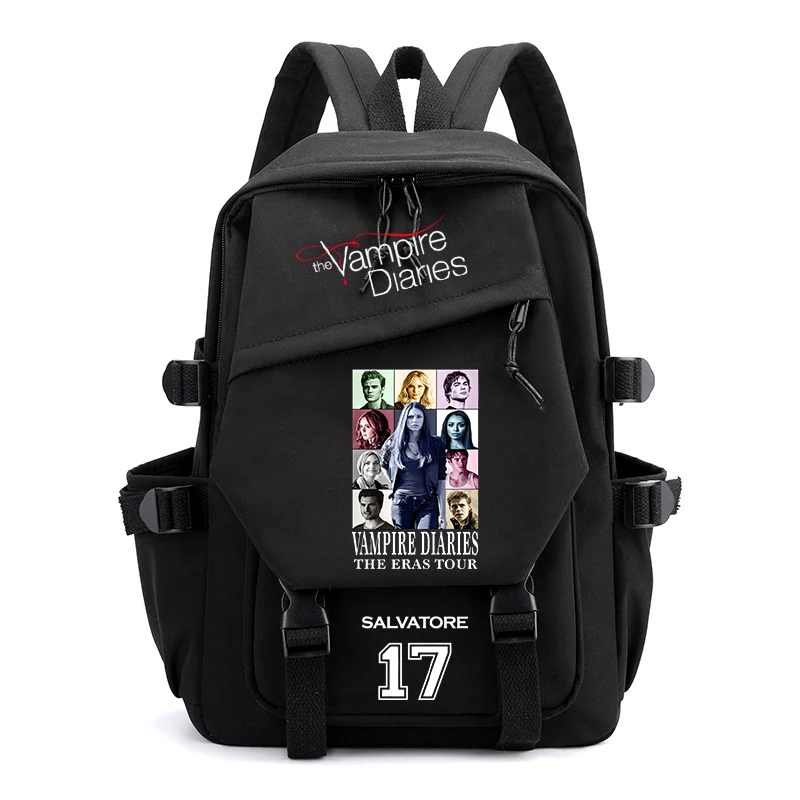 New The Vampire Diaries Backpack Child School Bag High Quality Student Boys Girls Laptop Bagpack Fashion Korean Style Backpack