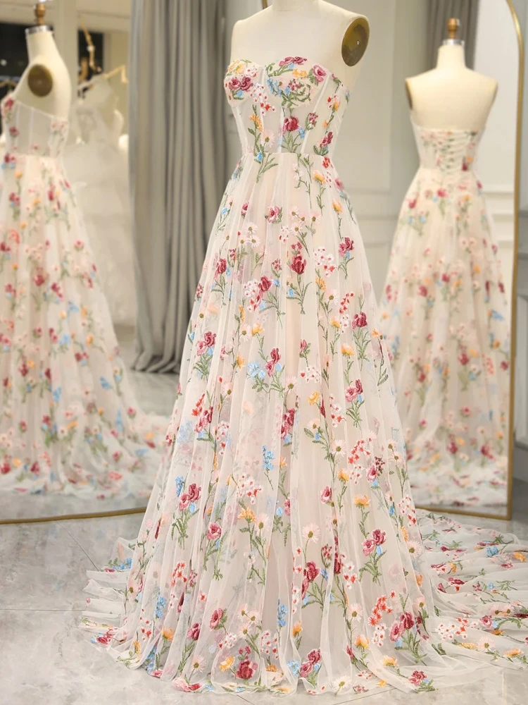 

A3528 Реальное изображение платья для выпускного вечера женские милые трапециевидной формы длиной до пола торжественная вечерняя одежда вечернее платье для особых случаев по индивидуальному заказу