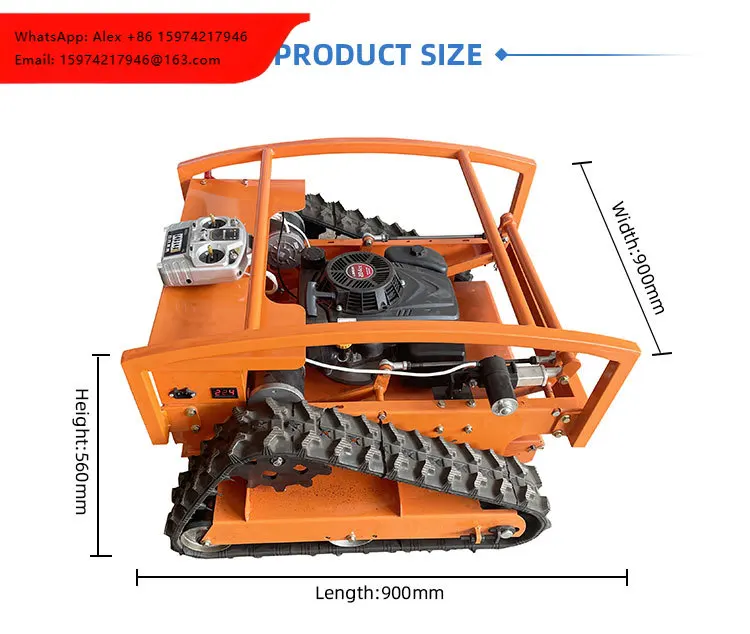 500mm Mowing Range Remote Control Lawn Mowers Remote Control Grass Cutter Remote Control Mower Price Robot Mower Suppliers