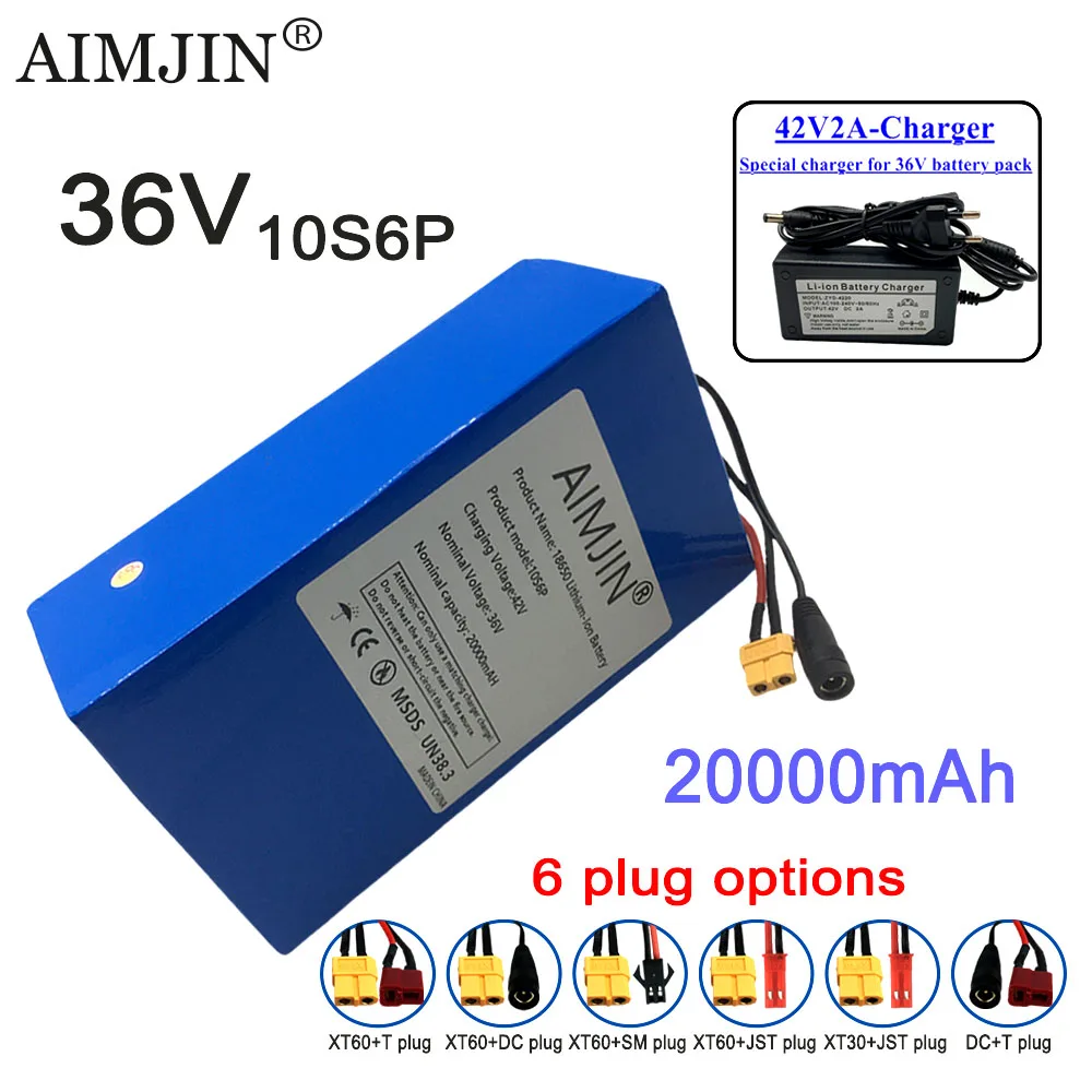 

36V 20ah 10S6P brand new original 500-1000W li-ion battery, For most vehicles, supports customization of different plugs