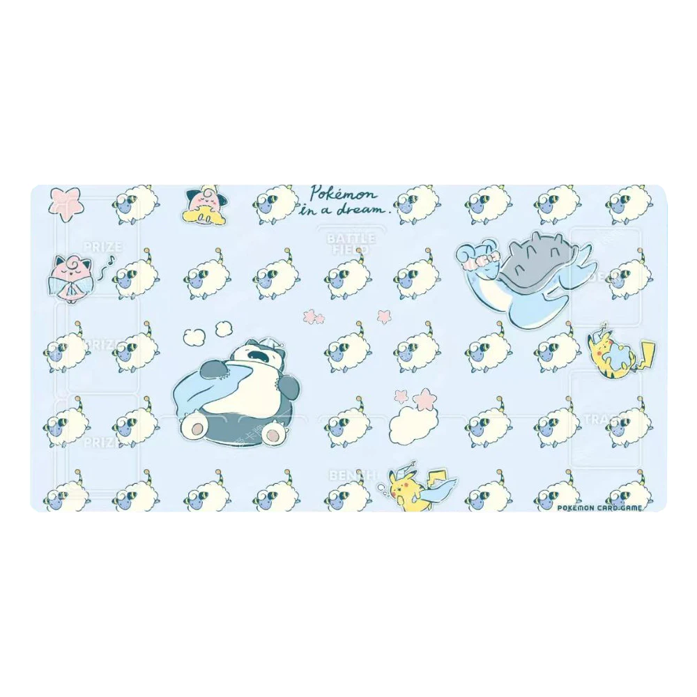 لتقوم بها بنفسك الذاتي 600X300X2 مللي متر Ptcg غص لطيف بطاقة معركة حصيرة لاعب واحد مجلس بطاقة الألعاب معركة بطاقة الوسادة أنيمي بطاقة دمى هدايا