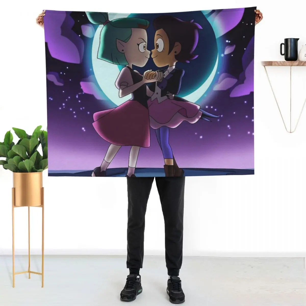 

Amity and Luz Throw Blanket Long Lasting Soft Plush Blanket for Daily Use