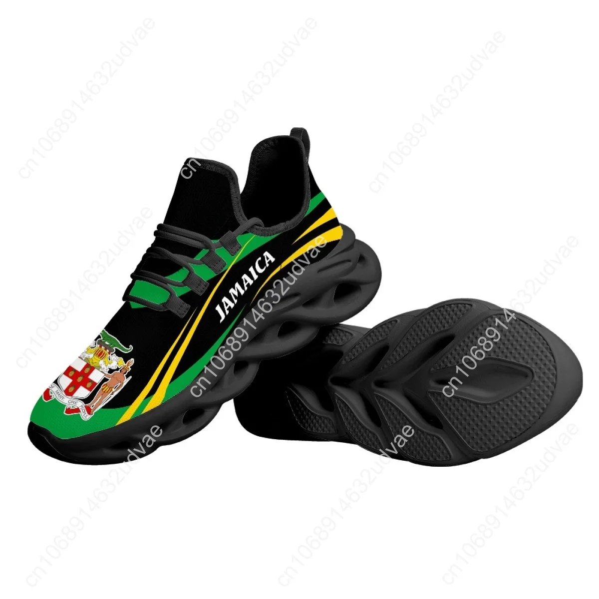 Jamaica Flag Shoes For Men 2023 Blade Running Casual Sneaker Breathable Footwear Custom Design Trainer Male Zapatos Para Hombres