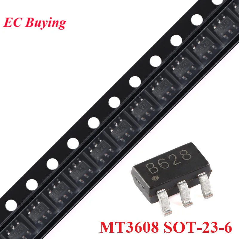 20 adet/5 adet MT3608 FM3608 3608 B628 SOT23-6 SOT-23-6 1.2MHz 2A yüksek verimlilik Step up Boost dönüştürücü IC çip yeni orijinal