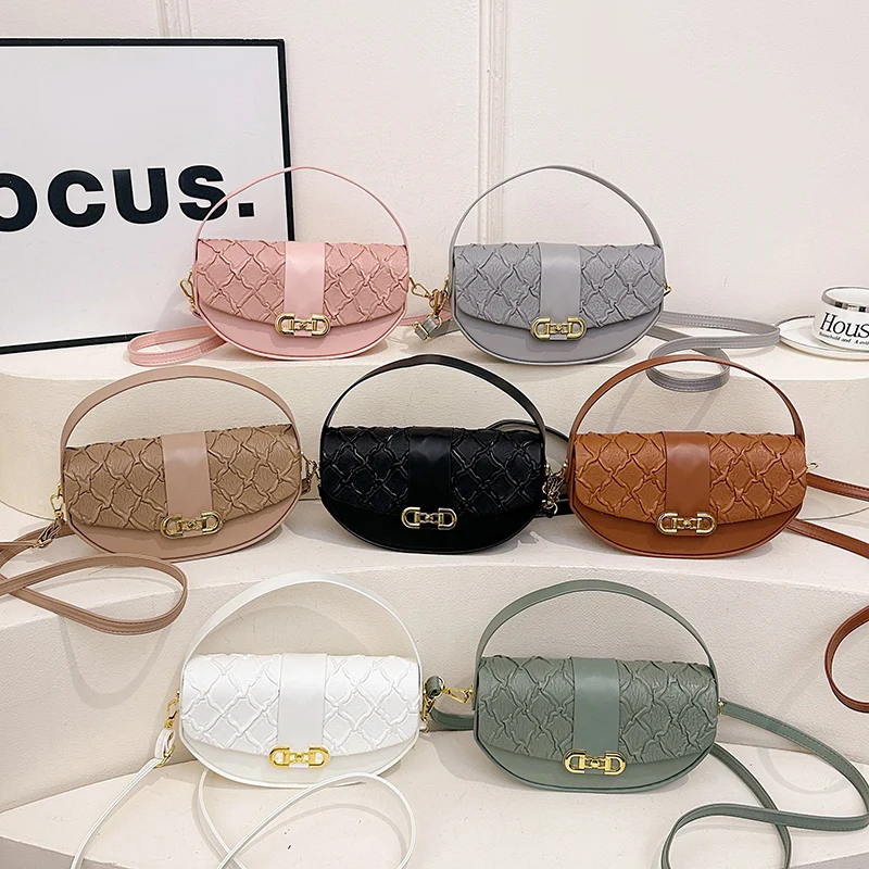 

Casual Anti-theft Crossbody Bag for Women Daily Office with PU Material Hidden Back Pocket Minimalist Style Comfortable