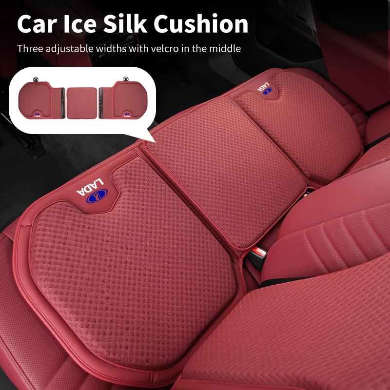 

Car Ice Silk Seat Cover Front Rear Cushion Protector Pad Accessories For Lada 2110 2114 Largus 2112 110 2105 2107 2106 Vesta