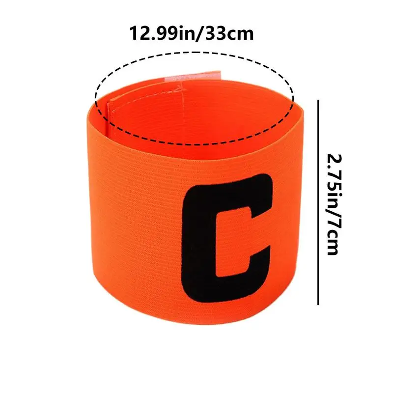 Captain's Armband Soccer Football Elastic Captain Armband Non-Slip Captain's Armband Soccer Captain C Arm Band For Football