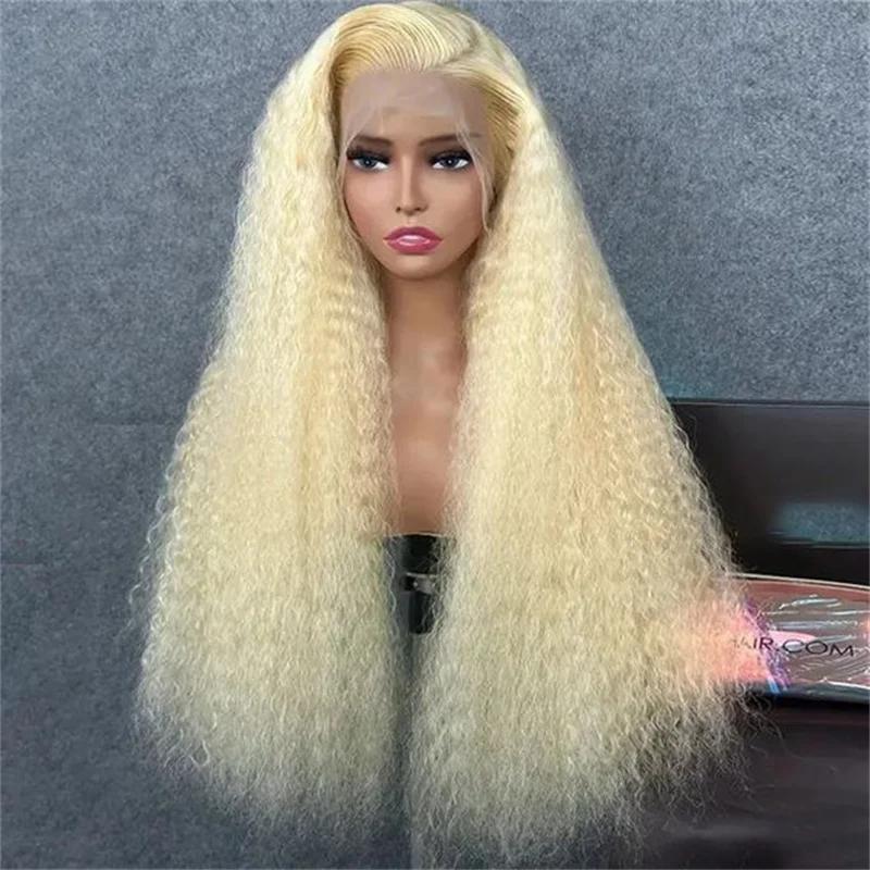 

Soft 26“ 180Density Blonde 613 Long Body Wave Lace Front Wig For Black Women Babyhair Preplucked Heat Resistant Glueless