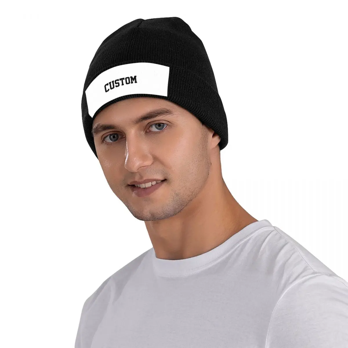 Custom Logo Knitted Caps Women's Men's Beanie Autumn Winter Hats Warm Caps