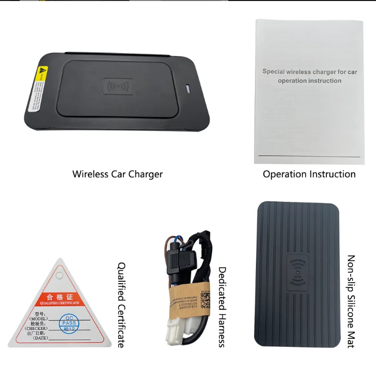 Car Wireless Charging for Toyota 10-15 Land Cruiser LC200 Mobile Phone Special Fast Charger