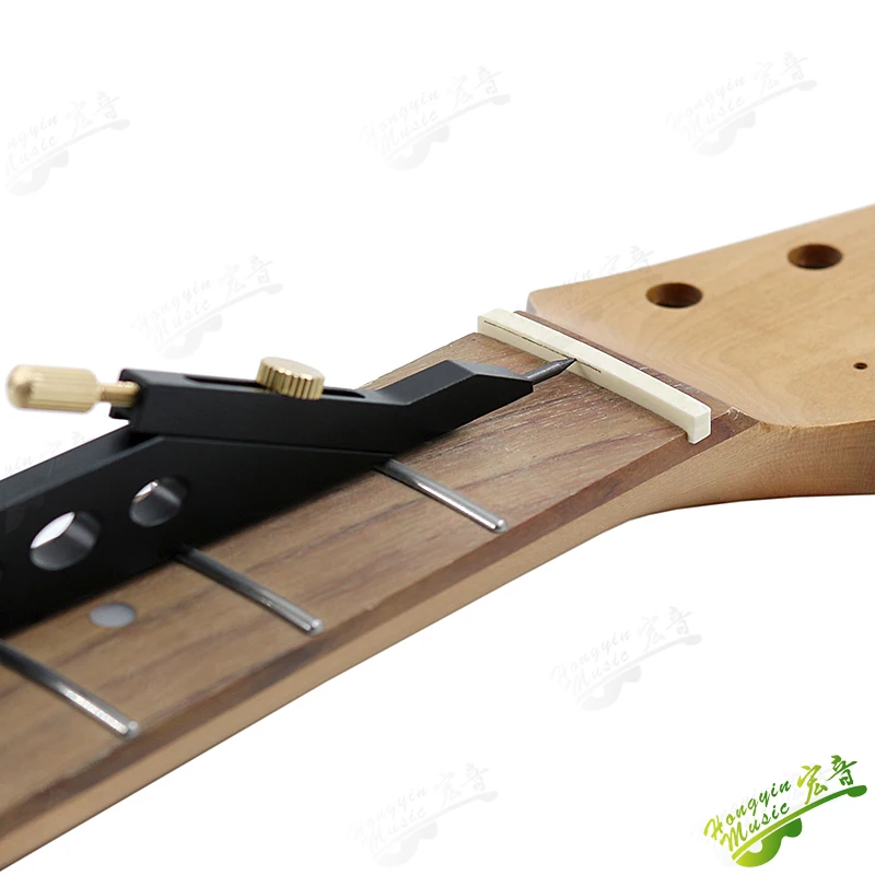 HUATOOL Guitar Nut Scrbe Tool Mark Nut and Saddle Height Electric Guitar Classical Guitar Production Repair Adjustment Tool