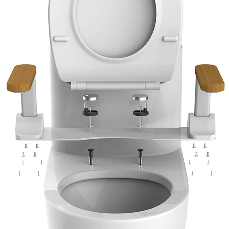 العناية المنزلية، سهلة التركيب، مسند ذراع مدمج عالي التحمل لكبار السن، قضبان دعم للمعاقين، درابزين للمعاقين #4