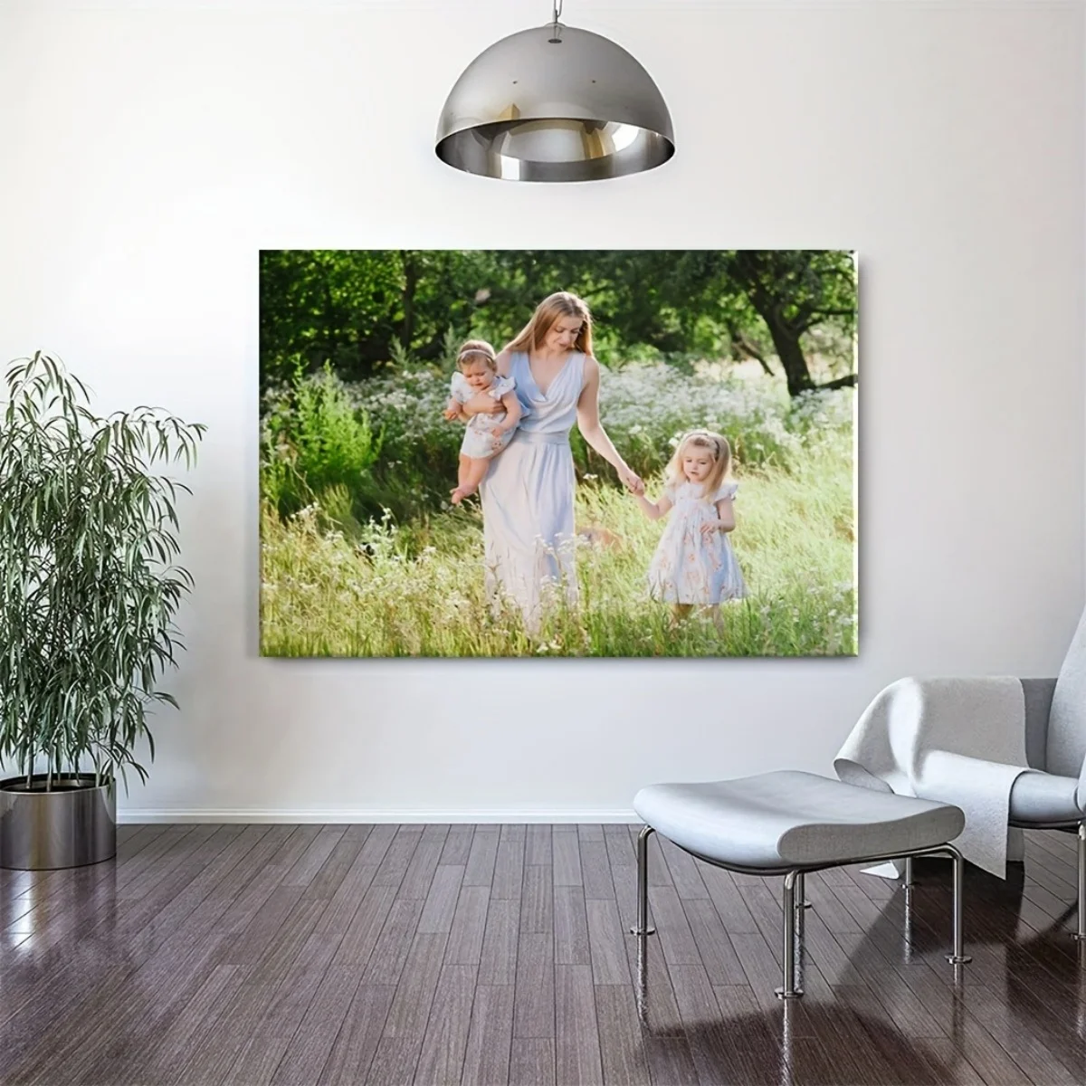 Custom Personalized Canvas Wall Art – Pet and Family Photo Prints, Perfect Gift for Mom, Men, and Women – Unframed, Suitable for view 6
