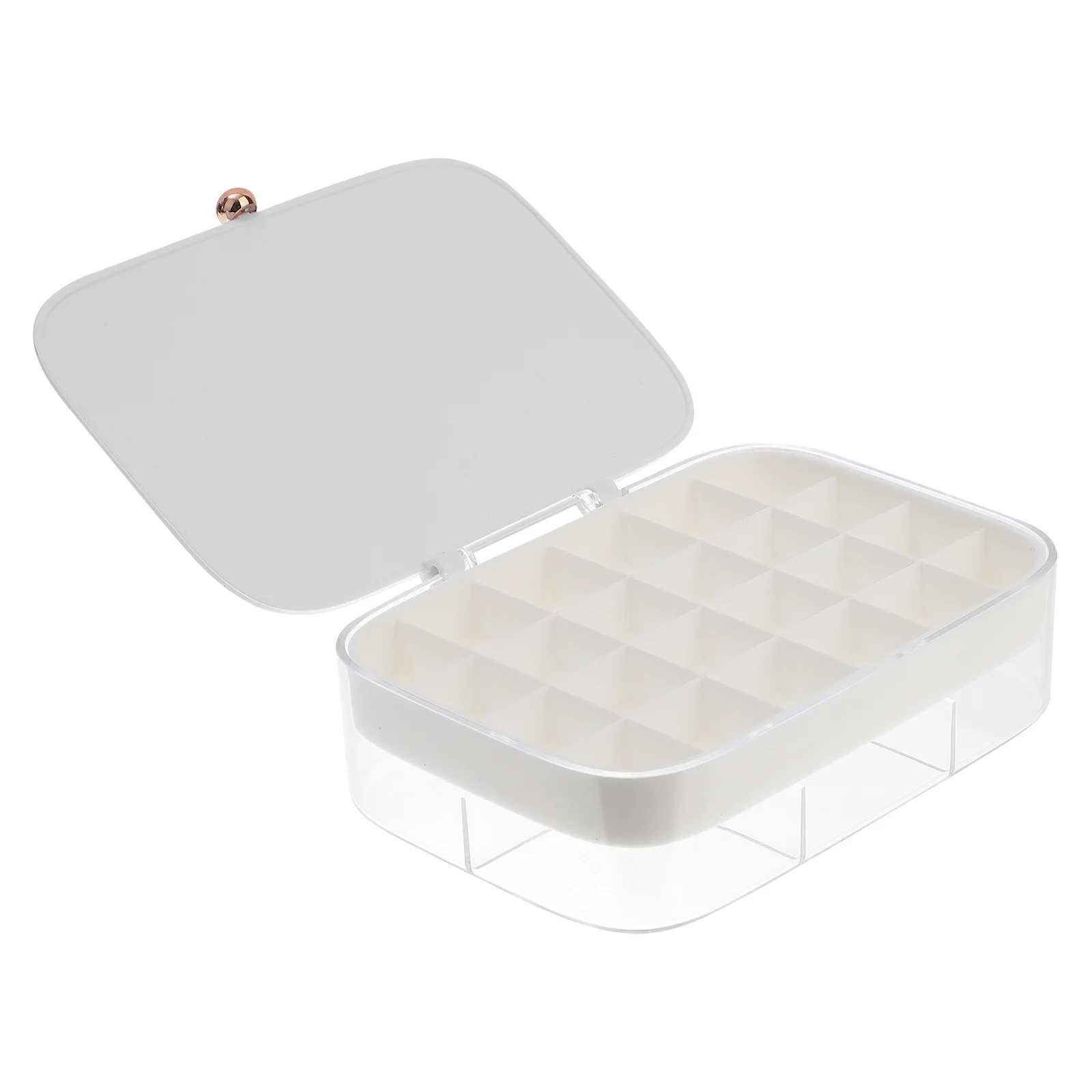 Jewelry Organizer Portable Travel Case Small Jewelry Box Earring Holder Lightweight Compact Stylish Design Portable Earring Box