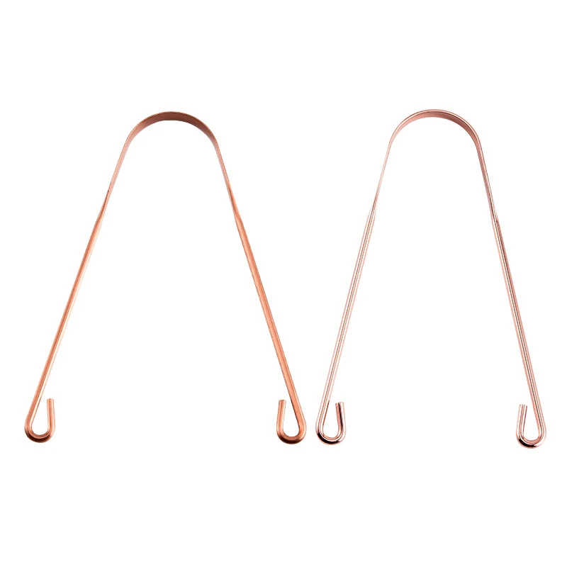 

~Stainless Steel Tongue Scraper Cleaner Fresh Breath Cleaning Coated Tongue Toothbrush Oral Hygiene Care Tools