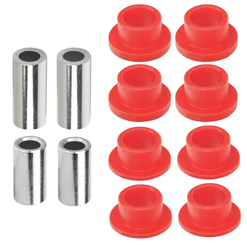 8PCS Rack Bushing With 4X Sleeve 5.10103R Shock Absorber Bushing Sleeve Kit For Polaris For RZR For Dodge Trucks Tool Parts