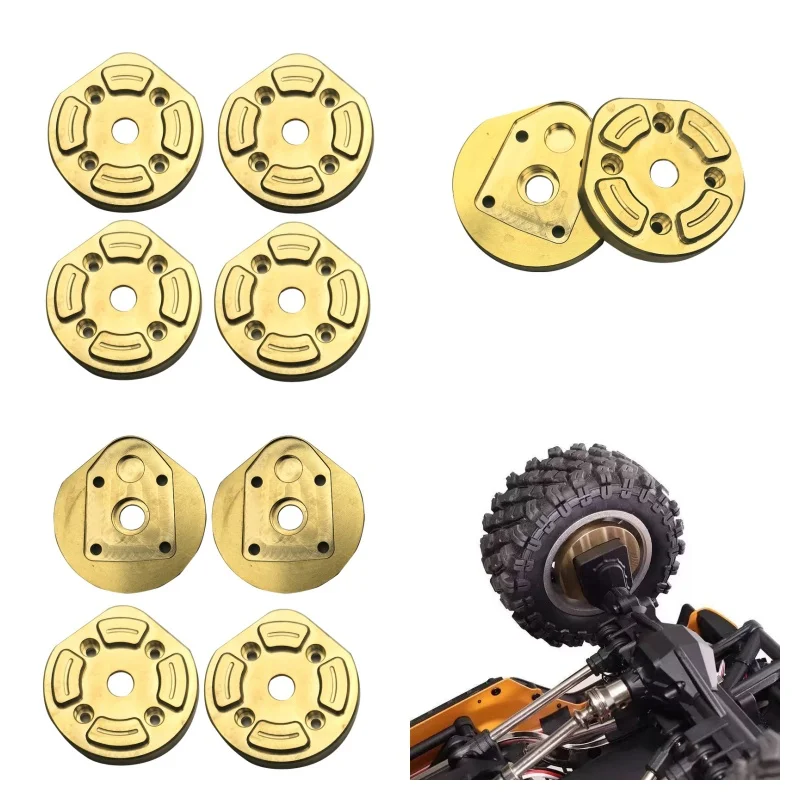 MikaMign 1/12 H12Y H12Y+ remote control car upgrade accessories: brass front and rear bridge weight blocks, gear cover