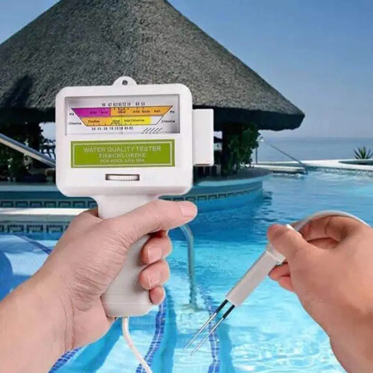 New 2 in 1 PH Chlorine Meter Chlorine Tester PH Tester Chlorine Water Quality Testing Device CL2 Measuring For Pool Aquarium