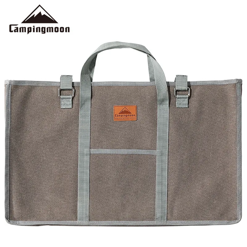 

T-370-B Набор обеденных столов на открытом воздухе с небольшим стальным столом, холщовая сумка с ручками, подходит для нескольких складных столов S