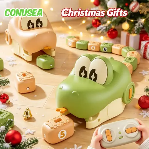 Snake Game RC animal Remote Control Greedy Snake Car Parent Child Interactive Educational Toy for Kids Xmas Christmas Gifts Kids