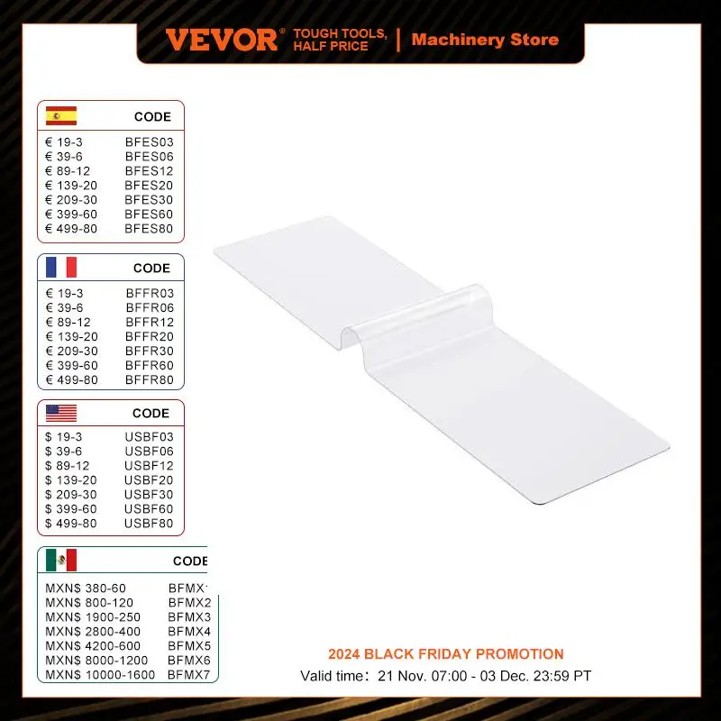 VEVOR Plastic Table Cover Clear Table Protector Rectangle PVC Desk Mat Waterproof & Easy Cleaning Desk Pad Tablecloth for Table