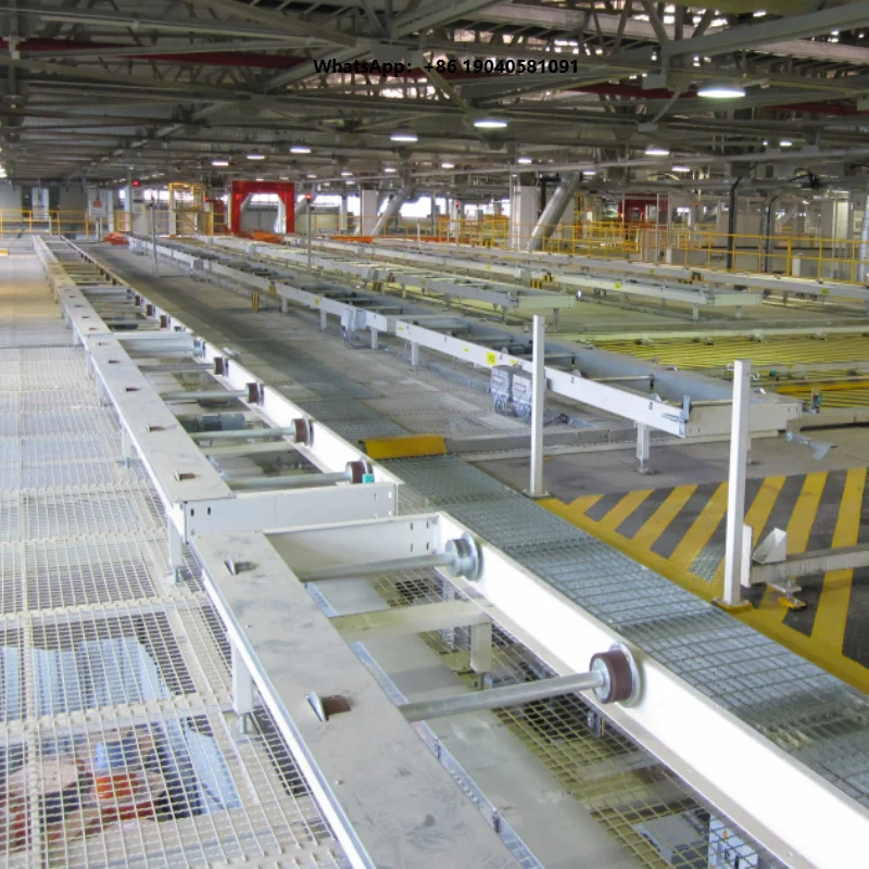 Heavy-Duty Automated Guided Shuttle Cart Rail-Mounted Transfer Vehicle Bearing Traversing Trolley for Material Handling