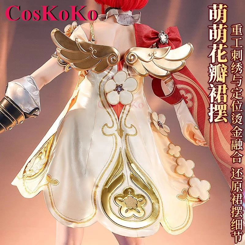 CosKoKo Tribbie 코스프레 게임 Honkai: 스타 레일 의상 우아한 화려한 전투 유니폼 할로윈 파티 역할 놀이 의류 S-XL